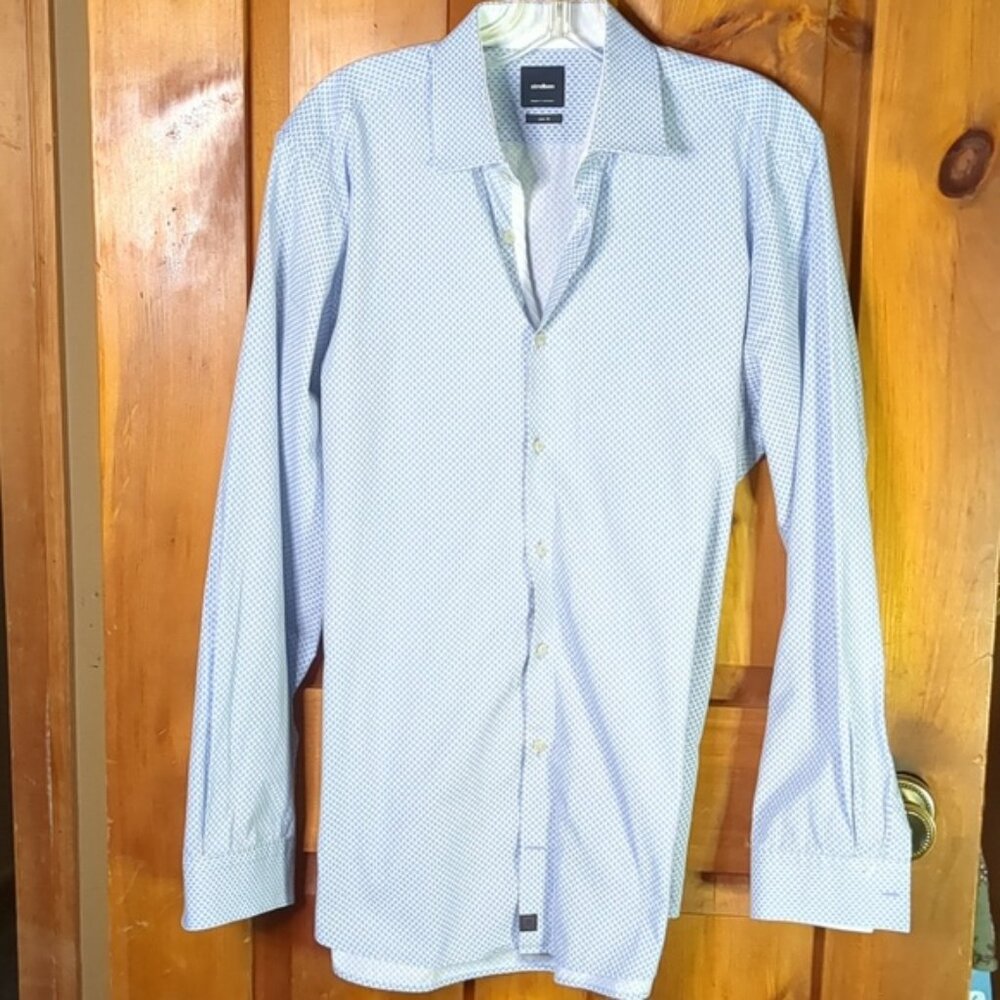 Strellson* Silas Button Front Collared Long Sleev… - image 8